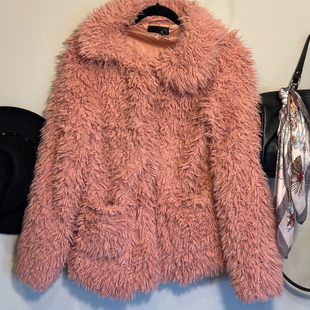 Cozy Pink Teddy Jacket